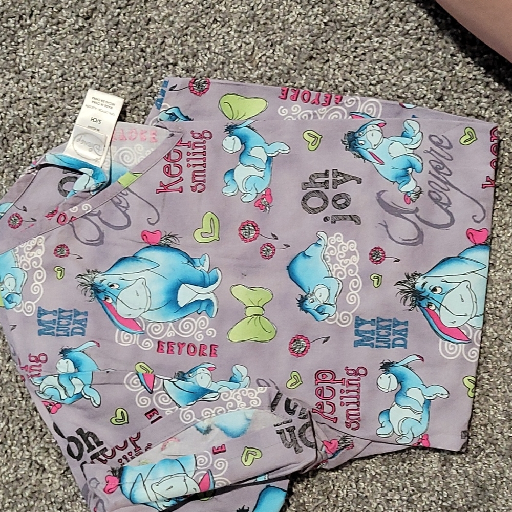 Eeyore scrub top